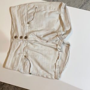 High waisted jean shorts!